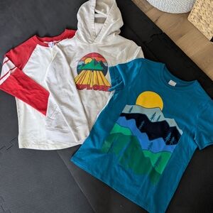 Kids Teal Mountain Graphic Tee - Explore Design